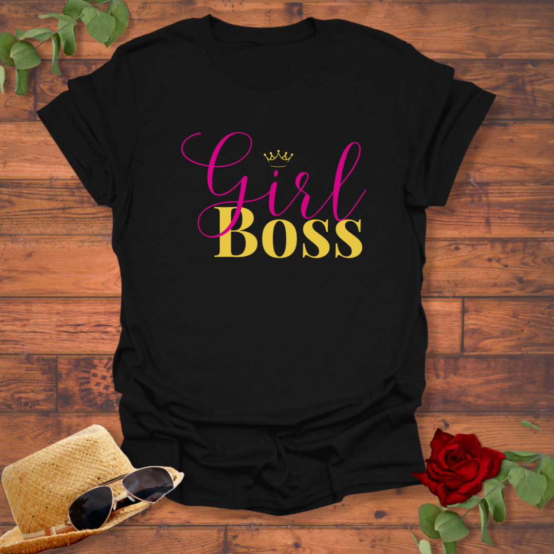 Girl Boss Confident Girl T-shirt | Peachy Mind Unisex 100% Cotton T-Shirt