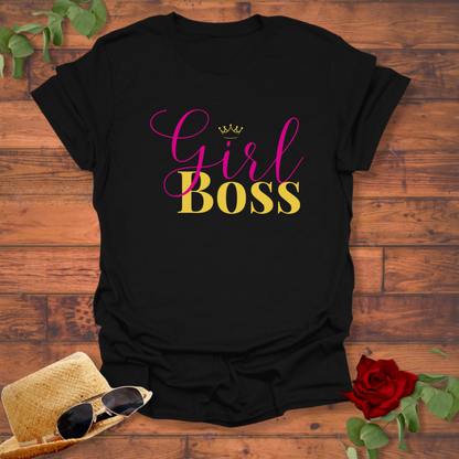 Girl Boss Confident Girl T-shirt | Peachy Mind Unisex 100% Cotton T-Shirt