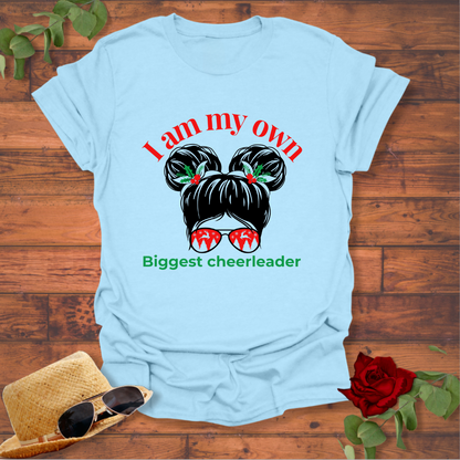 Biggest Cheerleader T-shirt | Peachy Mind Unisex 100% Cotton T-Shirt