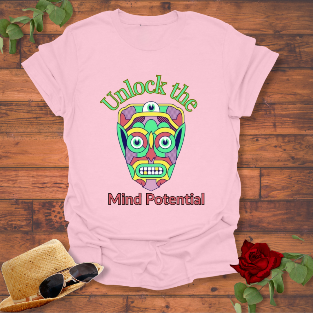 Unlock Your Mind Potential T-shirt | Peachy Mind Unisex 100% Cotton T-Shirt
