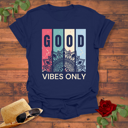 Good Vibes Only T-shirt | Peachy Mind Unisex 100% Cotton T-Shirt