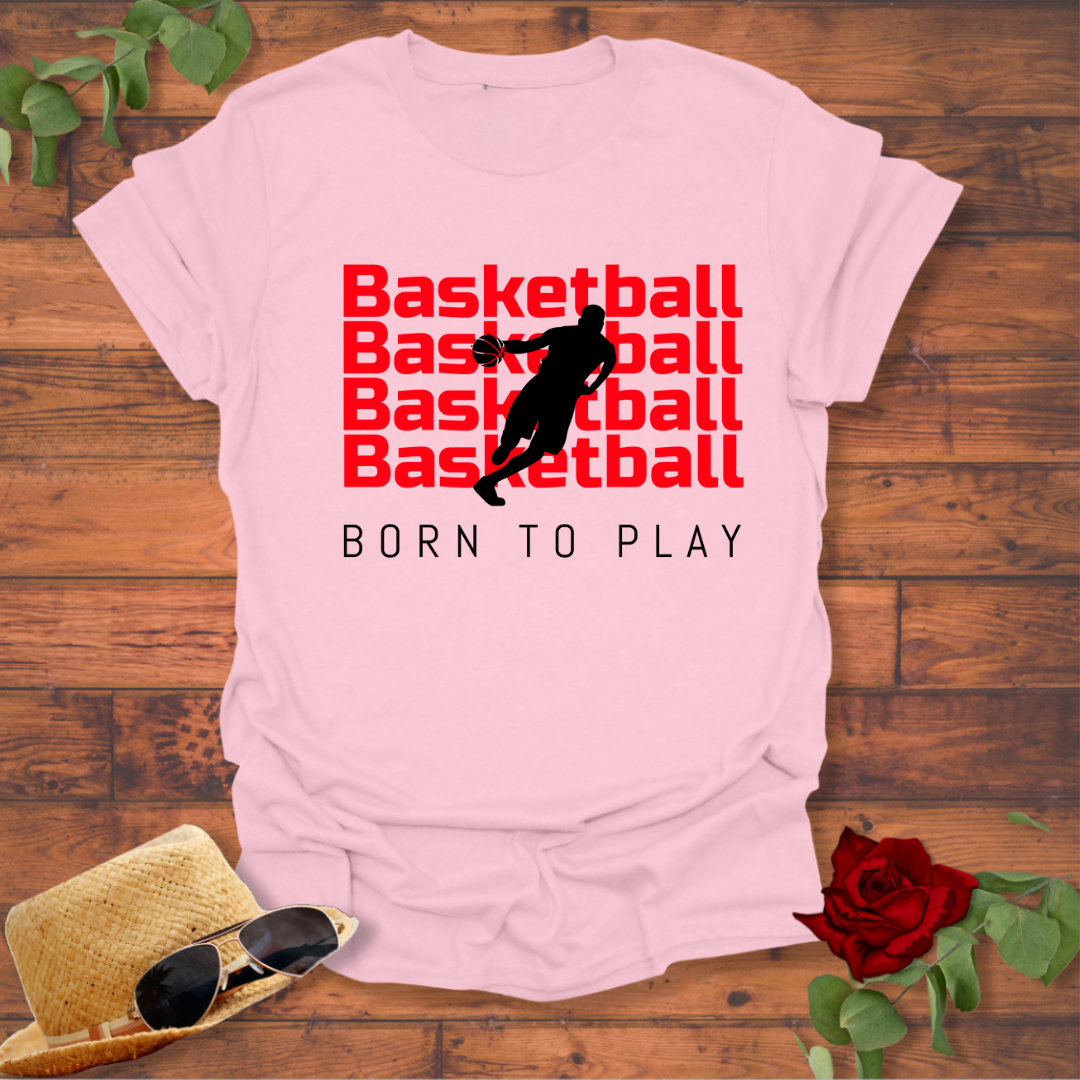 Basket ball T-shirt | Peachy Mind Unisex 100% Cotton T-Shirt
