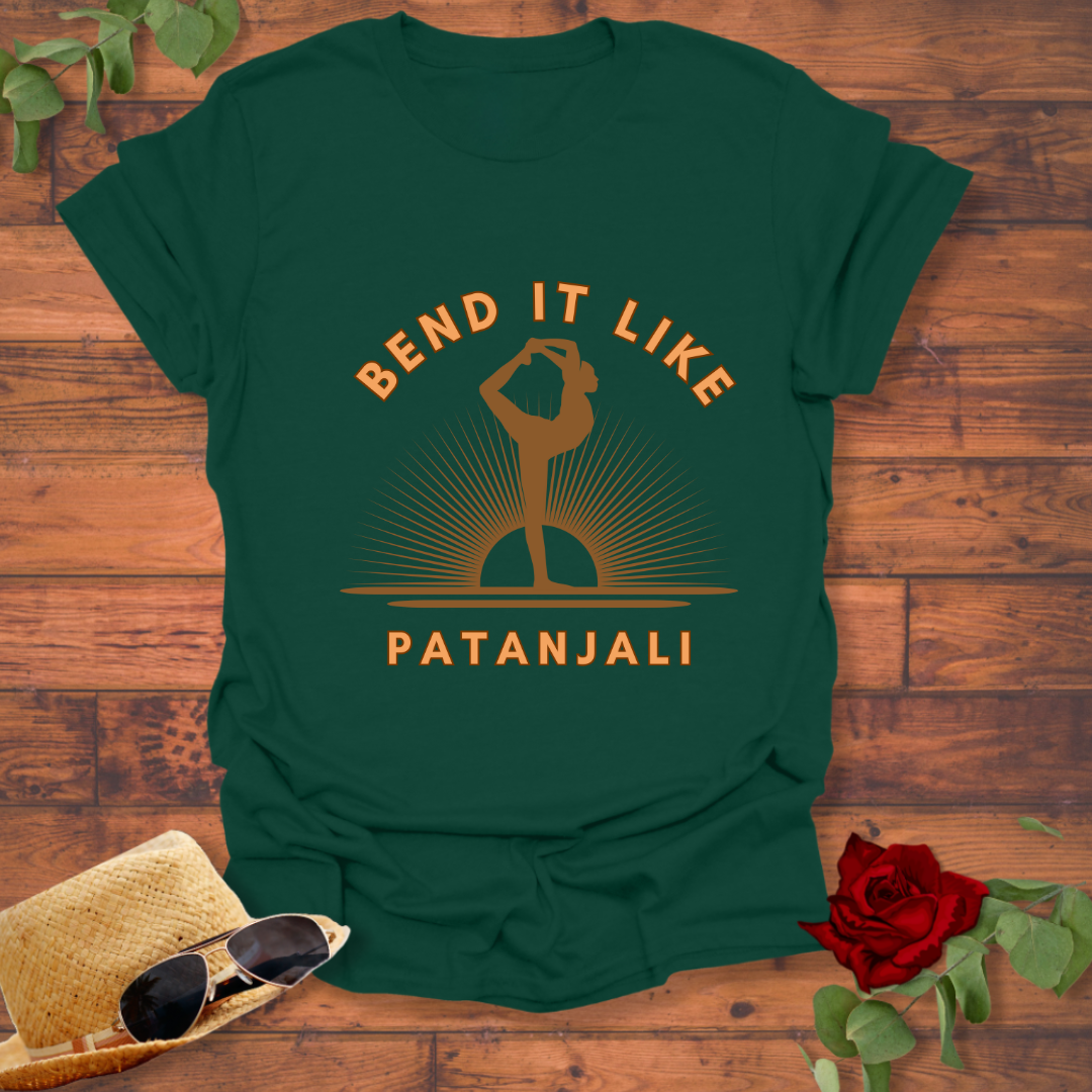 Bend It Like Patanjali T-shirt | Peachy Mind Unisex 100% Cotton T-Shirt