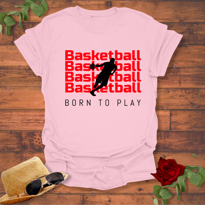 Basket ball T-shirt | Peachy Mind Unisex 100% Cotton T-Shirt