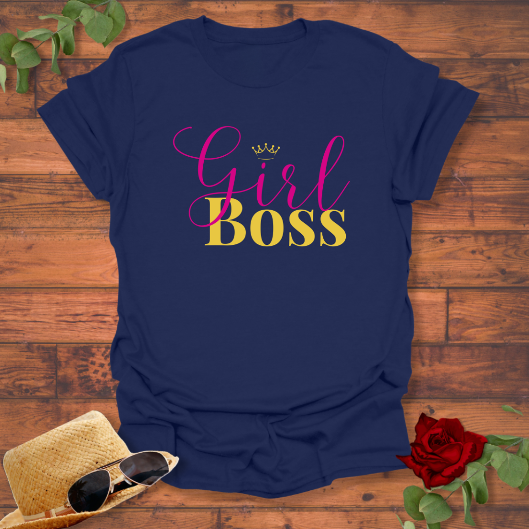 Girl Boss Confident Girl T-shirt | Peachy Mind Unisex 100% Cotton T-Shirt