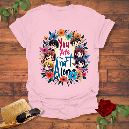 You Are not Alone T-shirt | Peachy Mind Unisex 100% Cotton T-Shirt
