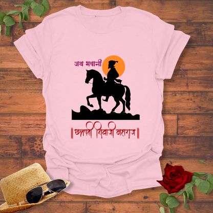 जय भवानी T-shirt | Peachy Mind Unisex 100% Cotton T-Shirt