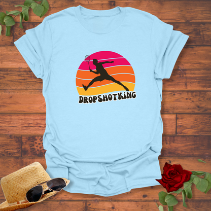 Drop Shot King T-shirt | Peachy Mind Unisex 100% Cotton T-Shirt