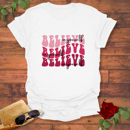 Believe in Yourself T-shirt | Peachy Mind Unisex 100% Cotton T-Shirt