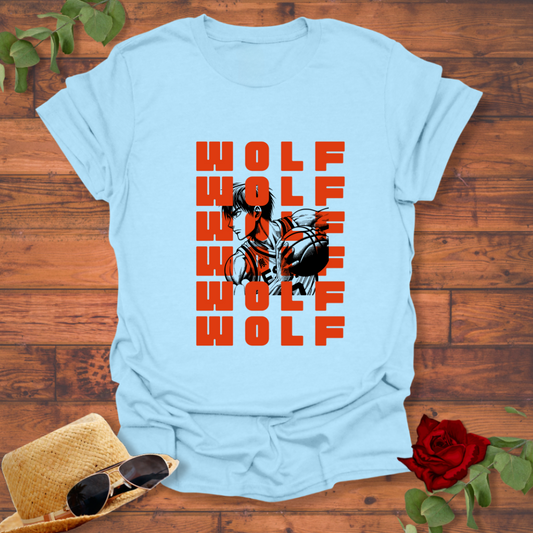 Wolf Ball T-shirt | Peachy Mind Unisex 100% Cotton T-Shirt