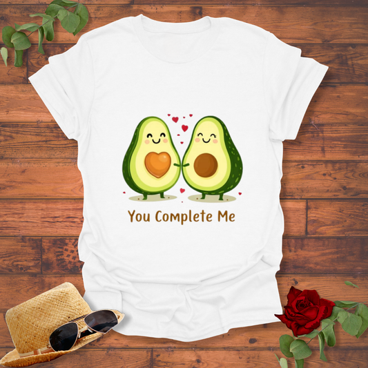 You Complete Me T-shirt | Peachy Mind Unisex 100% Cotton T-Shirt