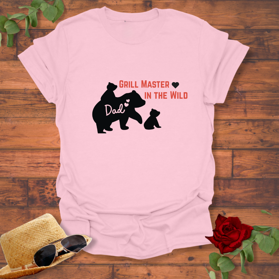 Grill Master  DAD T-shirt | Peachy Mind Unisex 100% Cotton T-Shirt
