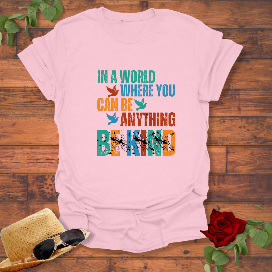You Can Be Anything Be Kind T-shirt | Peachy Mind Unisex 100% Cotton T-Shirt
