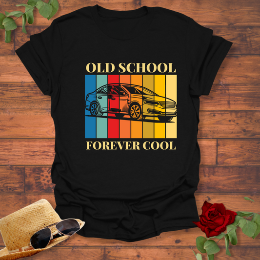 Old School Forever Cool  T-shirt | Peachy Mind Unisex 100% Cotton T-Shirt