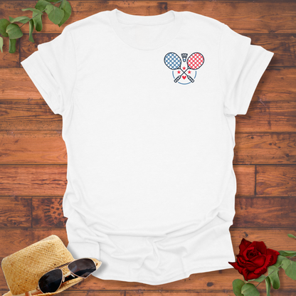 Badminton Logo T-shirt | Peachy Mind Unisex 100% Cotton T-Shirt