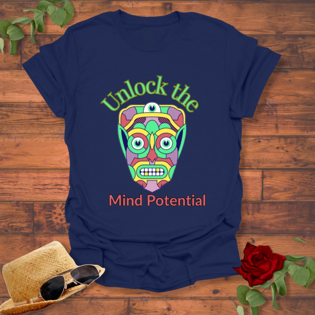 Unlock Your Mind Potential T-shirt | Peachy Mind Unisex 100% Cotton T-Shirt