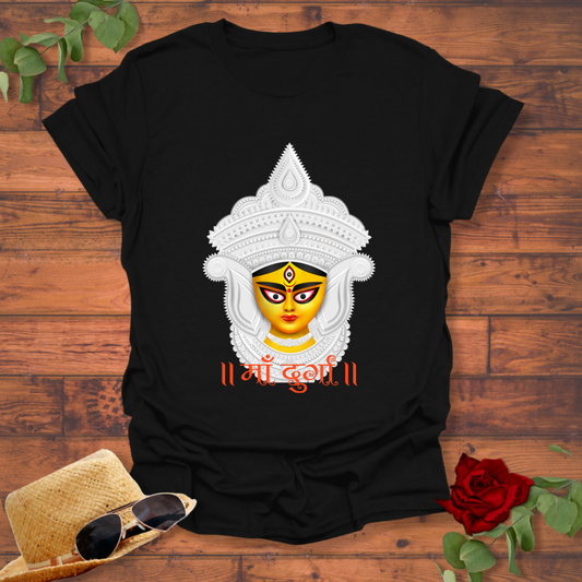माँ दुर्गा T-shirt | Peachy Mind Unisex 100% Cotton T-Shirt