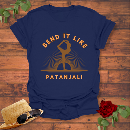 Bend It Like Patanjali T-shirt | Peachy Mind Unisex 100% Cotton T-Shirt