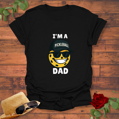 Pickleball Dad T-shirt | Peachy Mind Unisex 100% Cotton T-Shirt