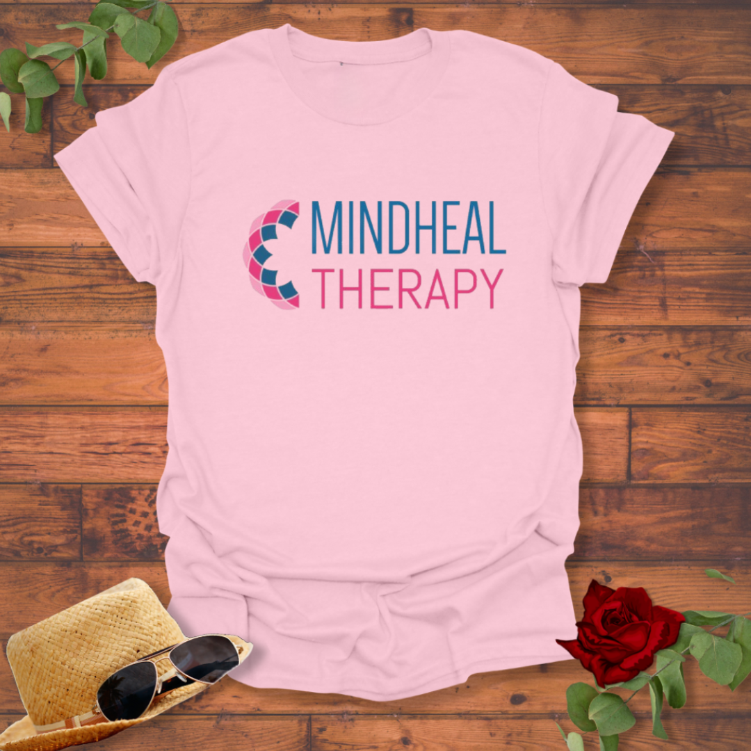 Mind Heal Therapy T-shirt | Peachy Mind Unisex 100% Cotton T-Shirt