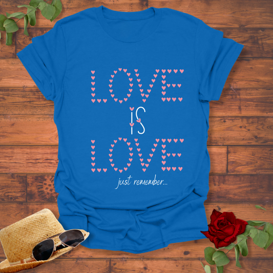 Love Is Love T-shirt | Peachy Mind Unisex 100% Cotton T-Shirt