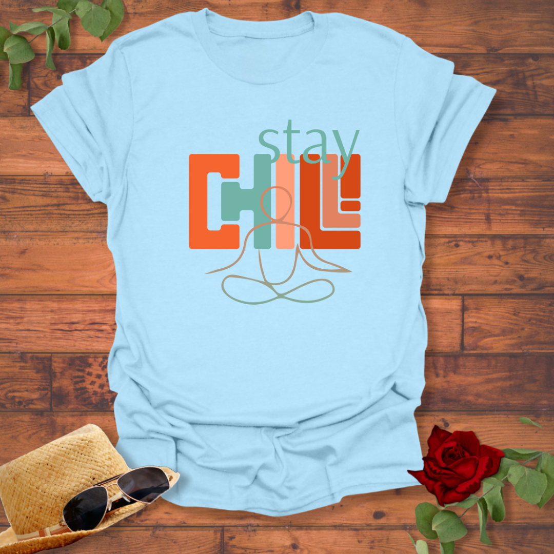 Stay Chill T-shirt | Peachy Mind Unisex 100% Cotton T-Shirt