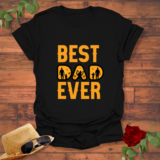 Best Dad Ever T-shirt | Peachy Mind Unisex 100% Cotton T-Shirt