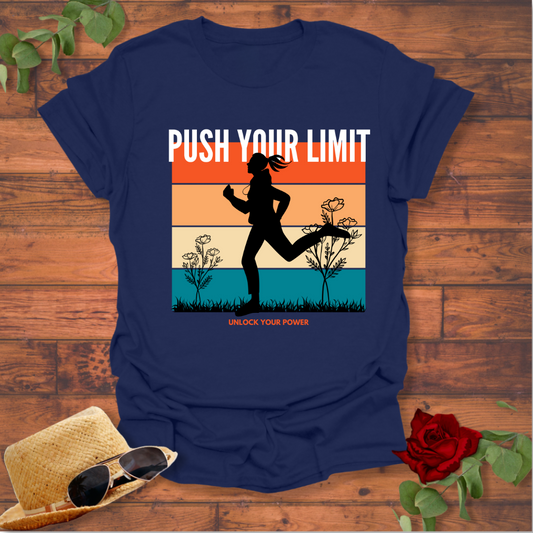 Push Your Limit  T-shirt | Peachy Mind Unisex 100% Cotton T-Shirt