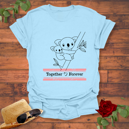 Together & Forever  T-shirt | Peachy Mind Unisex 100% Cotton T-Shirt