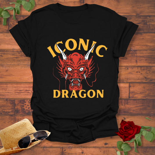 Iconic Dragon T-shirt | Peachy Mind Unisex 100% Cotton T-Shirt