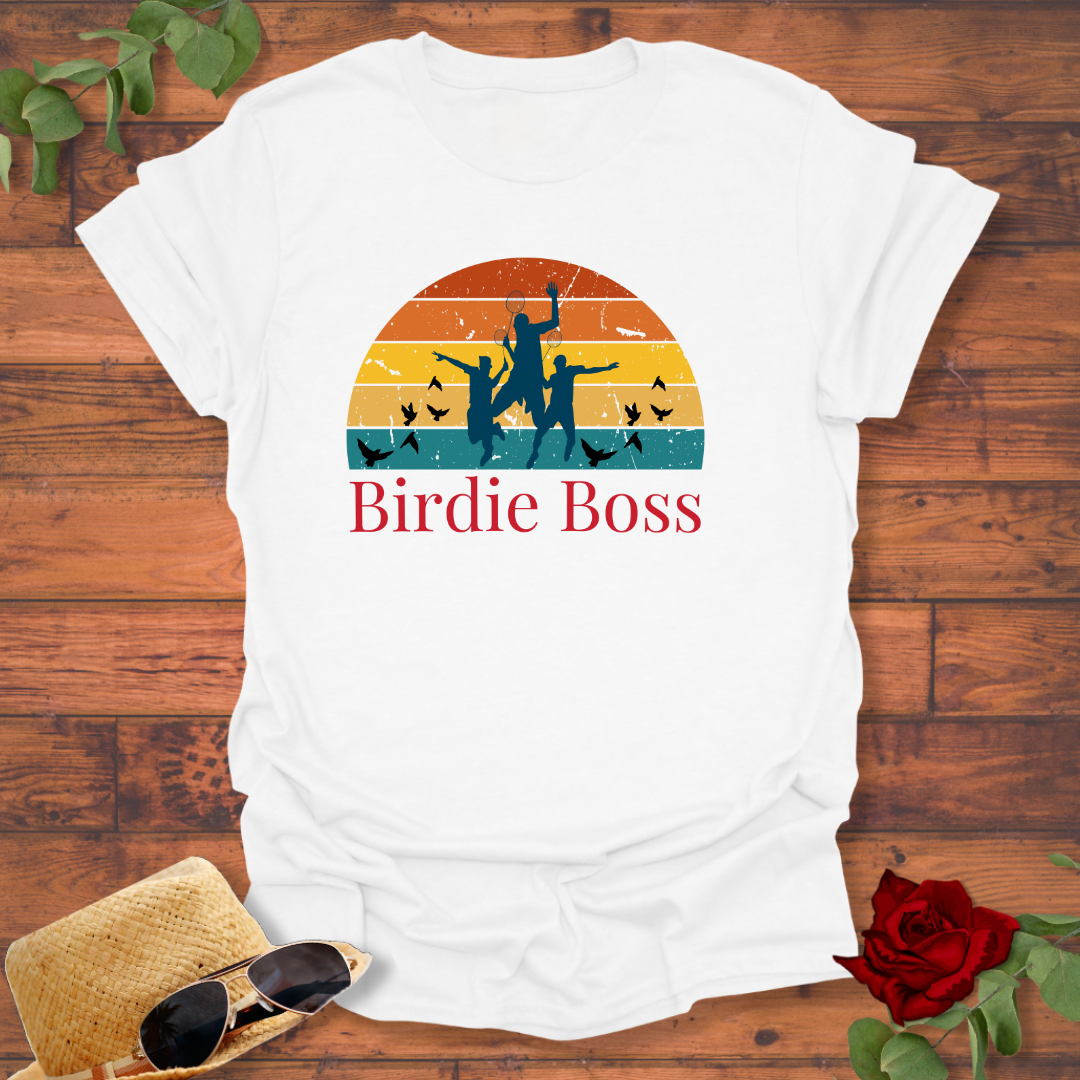Birdie Boss T-shirt | Peachy Mind Unisex 100% Cotton T-Shirt
