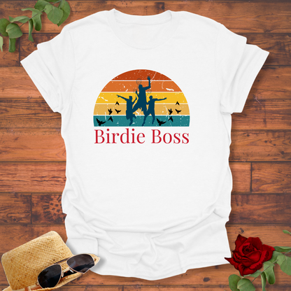 Birdie Boss T-shirt | Peachy Mind Unisex 100% Cotton T-Shirt