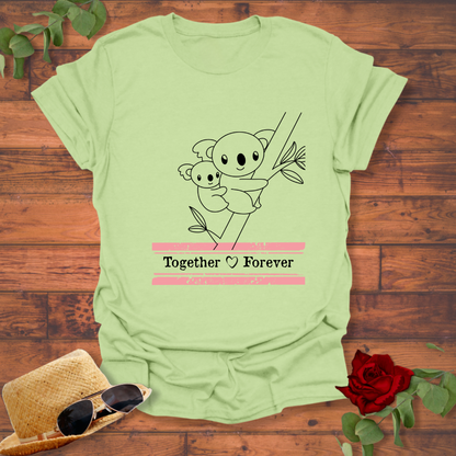 Together & Forever  T-shirt | Peachy Mind Unisex 100% Cotton T-Shirt