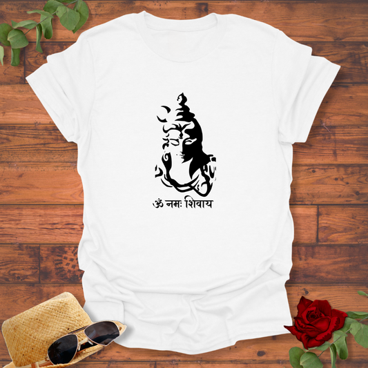 Om Nam Shivay ॐ नमः शिवाय  T-shirt | Peachy Mind Unisex 100% Cotton T-Shirt