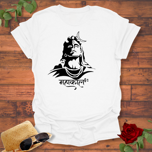 Mahakala महाकाल T-shirt | Peachy Mind Unisex 100% Cotton T-Shirt