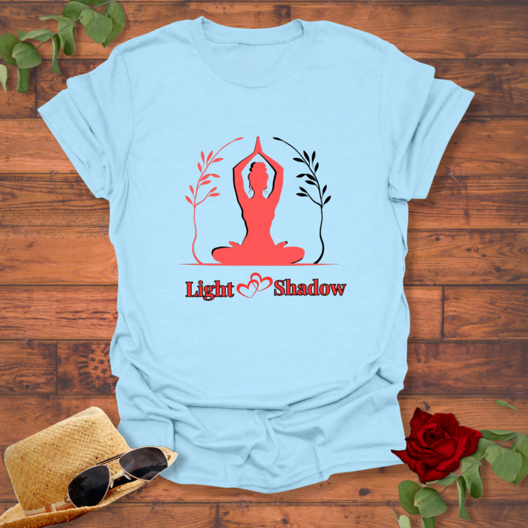 Light Shadow T-shirt | Peachy Mind Unisex 100% Cotton T-Shirt