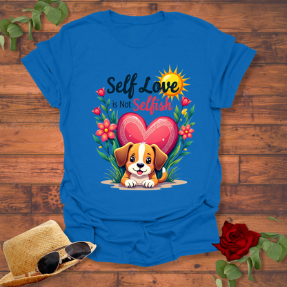 Self Love is Not Selfish T-shirt | Peachy Mind Unisex 100% Cotton T-Shirt