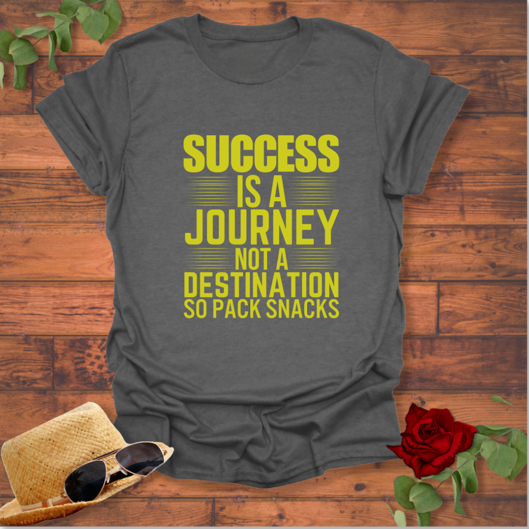 Success Is A Journey Not A Destination T-shirt | Peachy Mind Unisex 100% Cotton T-Shirt