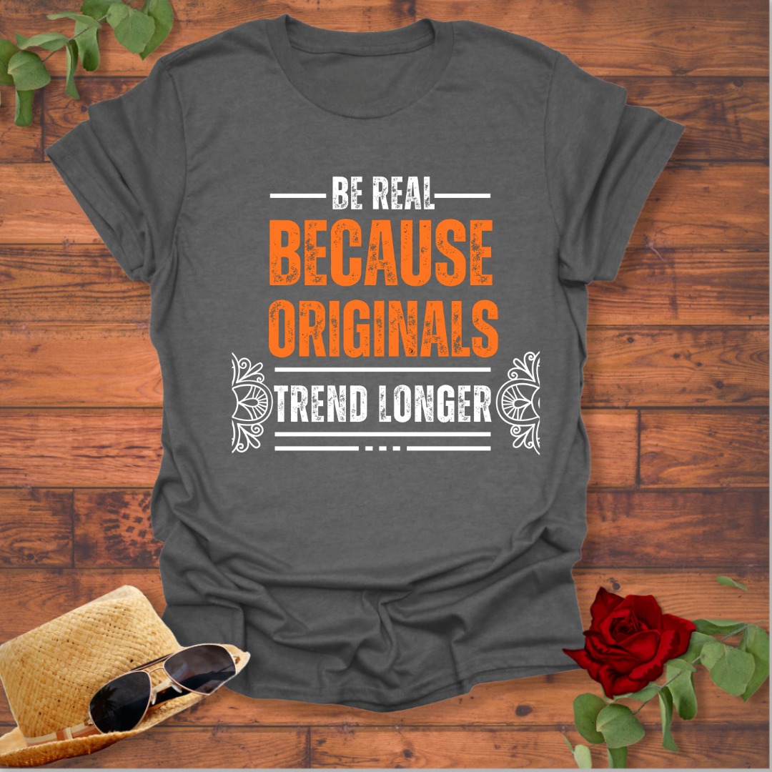 Be Real Originals Trend Longer T-shirt | Peachy Mind Unisex 100% Cotton T-Shirt