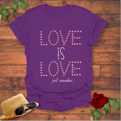 Love Is Love T-shirt | Peachy Mind Unisex 100% Cotton T-Shirt