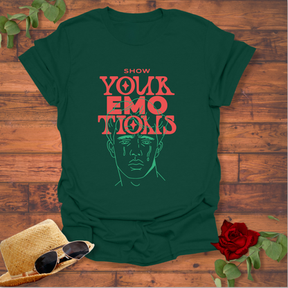 Show Your Emotions  T-shirt | Peachy Mind Unisex 100% Cotton T-Shirt