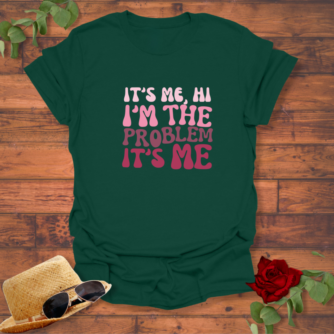 It's Me, Hi It's Me T-shirt | Peachy Mind Unisex 100% Cotton T-Shirt