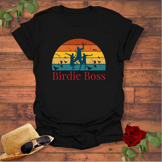 Birdie Boss T-shirt | Peachy Mind Unisex 100% Cotton T-Shirt