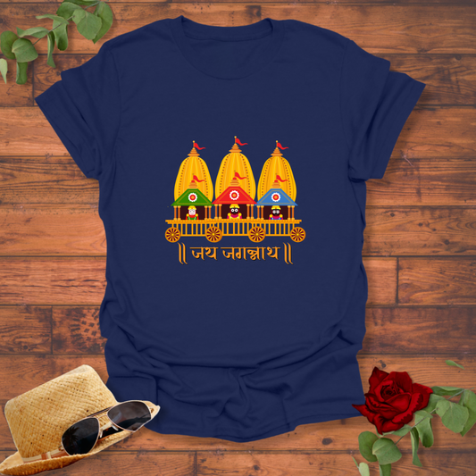 JAI JAGGANATH  T-shirt | Peachy Mind Unisex 100% Cotton T-Shirt