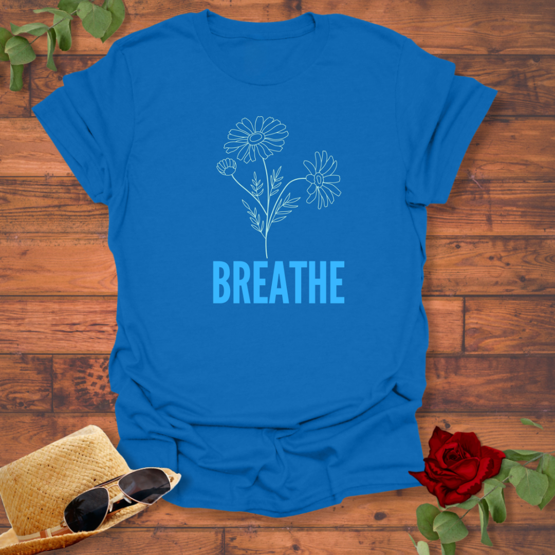 Breathe T-shirt | Peachy Mind Unisex 100% Cotton T-Shirt