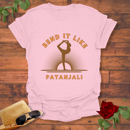 Bend It Like Patanjali T-shirt | Peachy Mind Unisex 100% Cotton T-Shirt