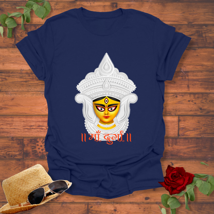 माँ दुर्गा T-shirt | Peachy Mind Unisex 100% Cotton T-Shirt