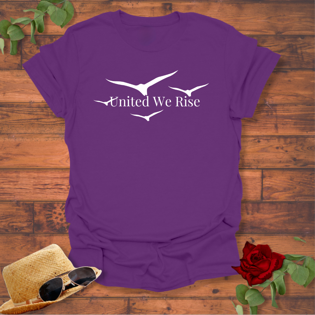 United We Rise T-shirt | Peachy Mind Unisex 100% Cotton T-Shirt