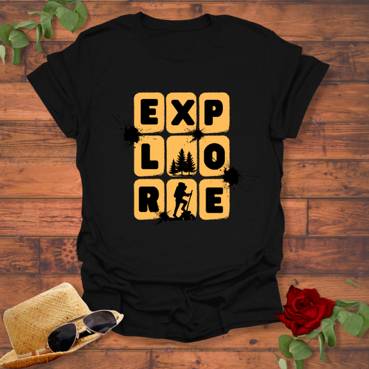Explore Positivity  T-shirt | Peachy Mind Unisex 100% Cotton T-Shirt