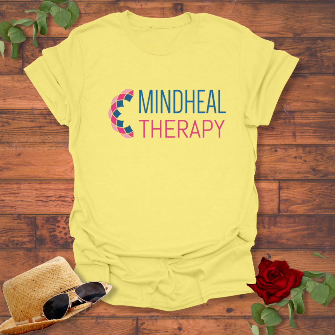 Mind Heal Therapy T-shirt | Peachy Mind Unisex 100% Cotton T-Shirt